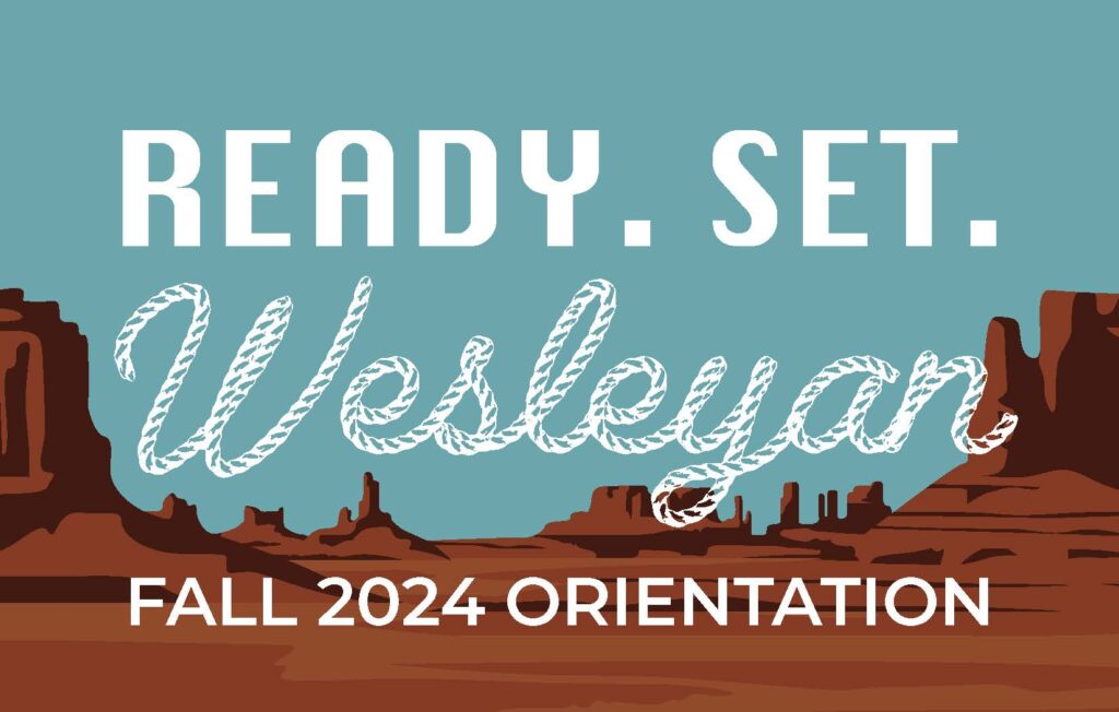 2024 Fall Orientation wild west-themed graphic